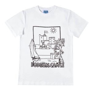 Bodrum Kalesi Boyama Seti T-Shirt - Thumbnail