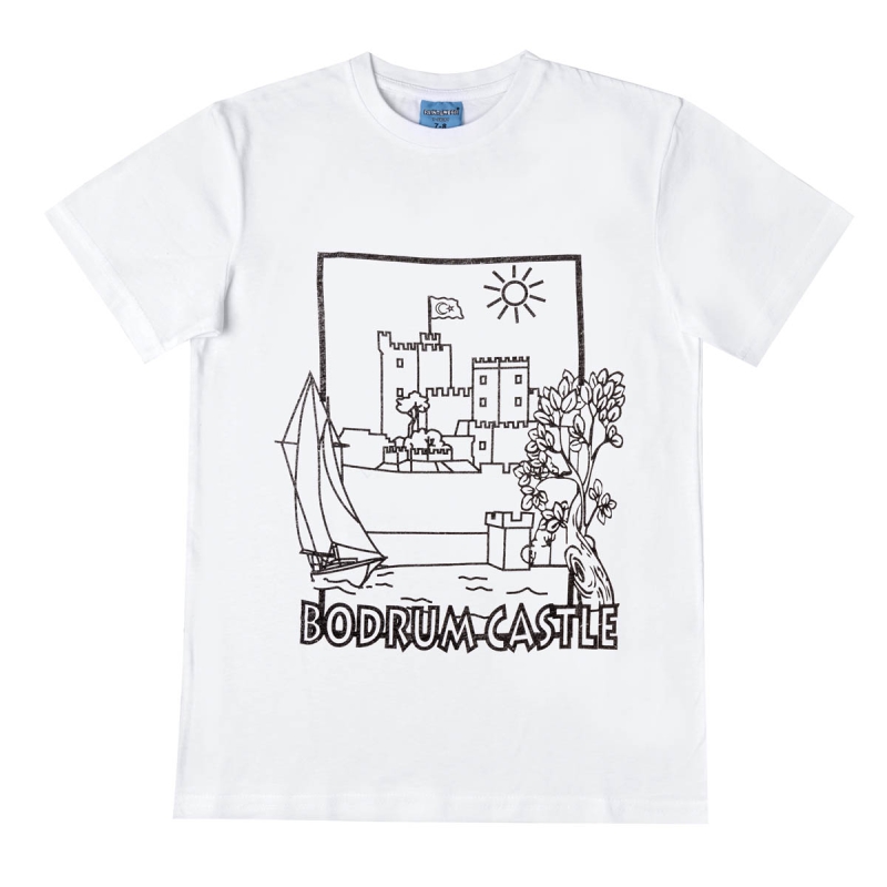 Bodrum Kalesi Boyama Seti T-Shirt