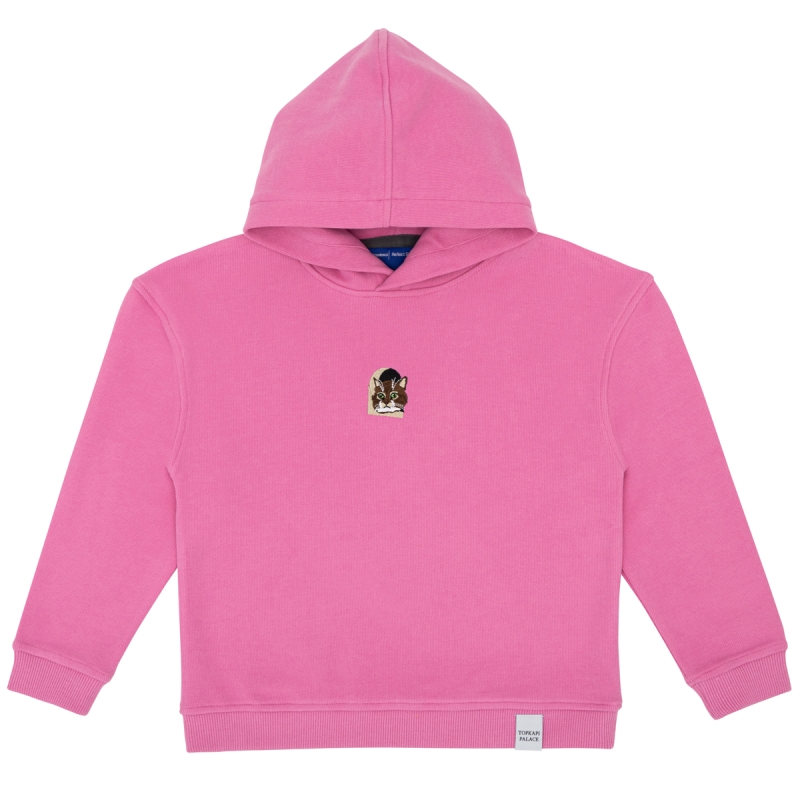 Reflect Topkapı Kedi Sweatshirt Pembe 6 Yaş